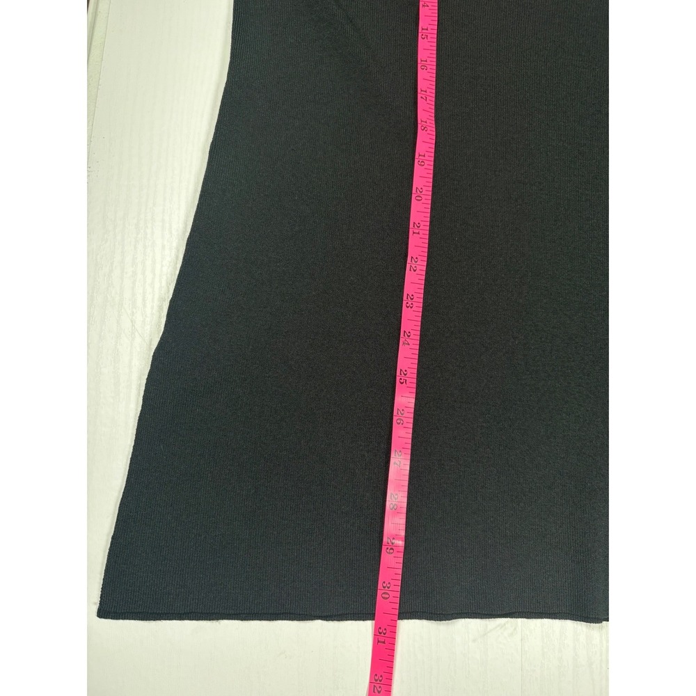 Chico's Black Embroidered Knit Tunic Top Split V-Neck Long Sleeve Size 3 XL Boho - Picture 11 of 11